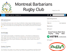 Tablet Screenshot of montrealbarbarians.com